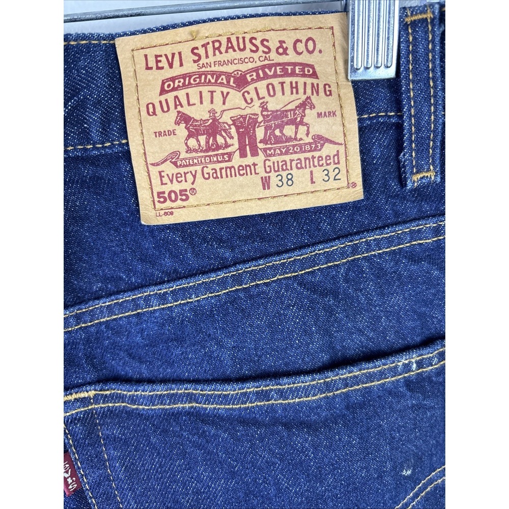 Levi's 505 Regular Fit Jeans Size 36 x 28 Y2K Made In Mexico